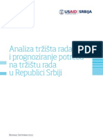 Analiza Trzista Rada I Prognoziranje Potreba Na Trzistu Rada U Republici Srbiji