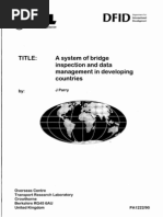 A System of Bridge Inspection and Data Management in Developing Counties