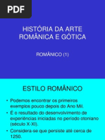 História da Arte Românica e Gótica - 1
