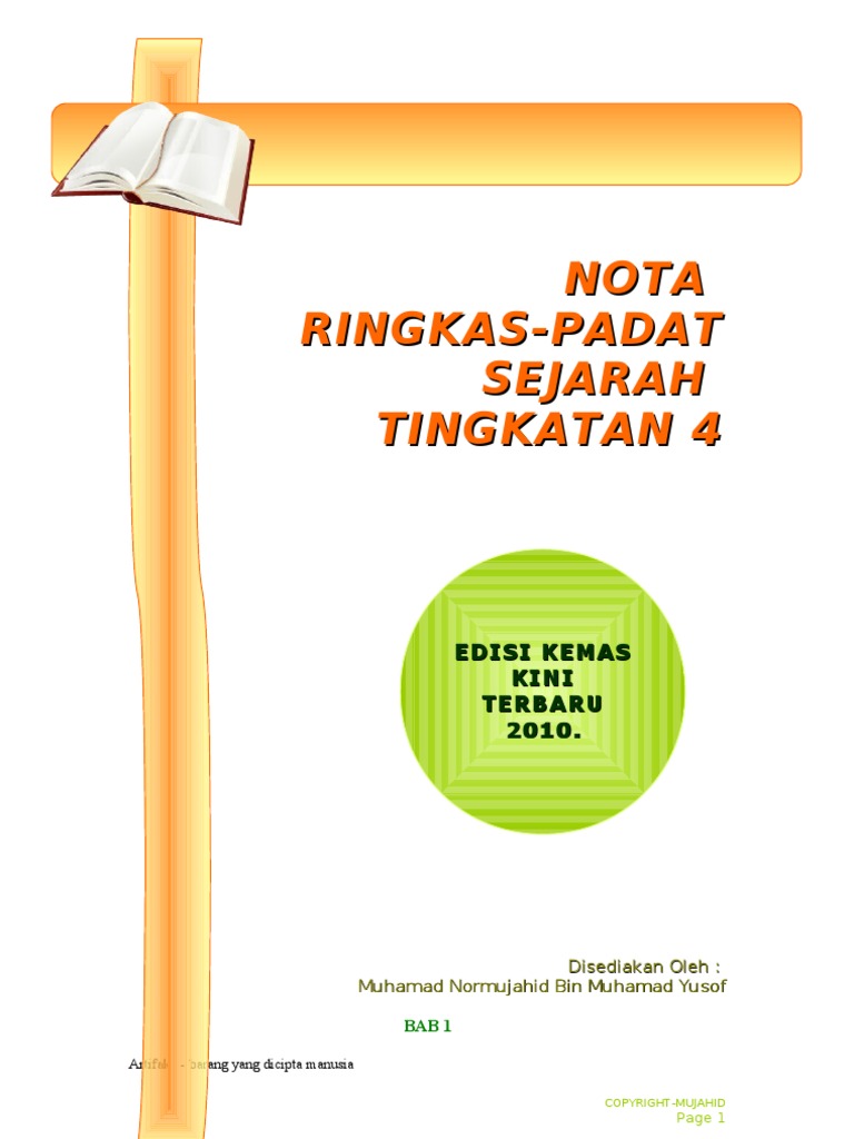 Nota Sejarah SPM Tingkatan 4 - SPM - Free SPM Tips 2019 by 