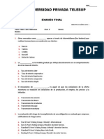 Finanzas e Instituciones Financieras