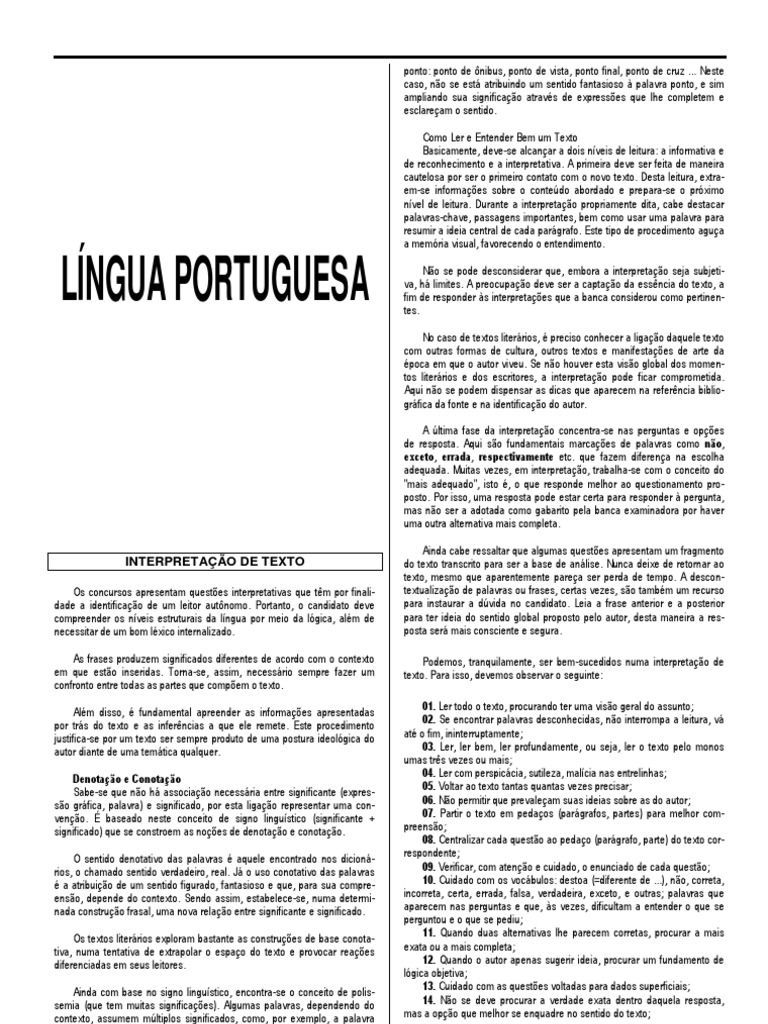 Portugues, PDF, Autor