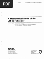 A Mathematical Model of The UH-60 Helicopter