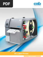 Download CAB XC6 Thermal Transfer Two-Color Printer Brochure by Johnny Barcode SN150549379 doc pdf