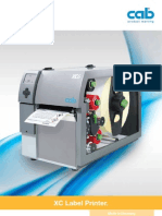 CAB XC6 Thermal Transfer Two-Color Printer Brochure
