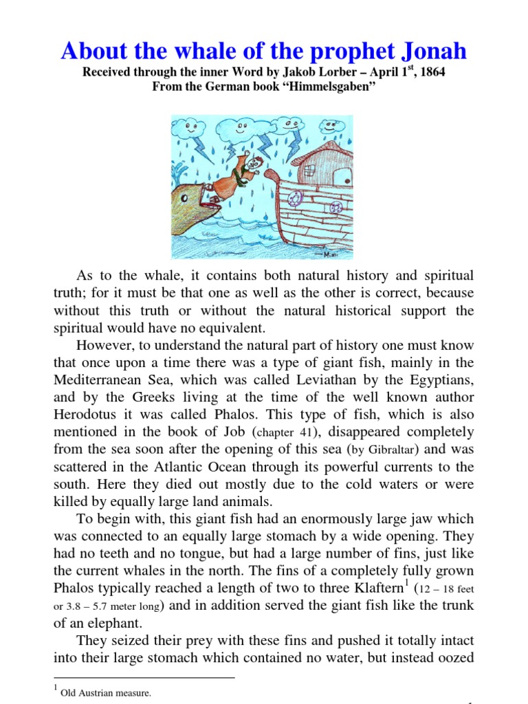 The Whale of Jonah.pdf | Sharks | Whales