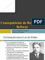 Consequências Do Responder - Reforço