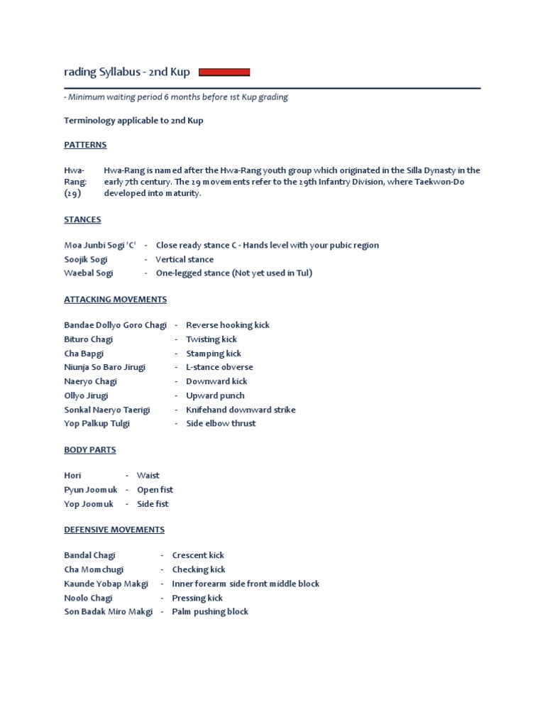 Hwan Rang Do Pdf