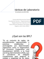 Buenas Prácticas de Laboratorio