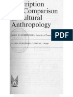 Description and Comparison in Cultural Anthropology