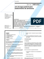 NBR 08351 - Carro de Agua Potavel para Abastecimento de Aeronaves