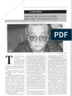 Article: "LA COVARDIA DE JOAN FUSTER (Anàlisi D'una Oració - Arreu - de 'Diccionari Per A Ociosos'" Per Lluís Roda