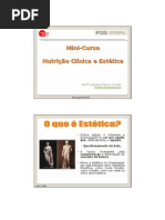 MINI CURSO NUTRIÇÃO E ESTÉTICA NUT EM PAUTA 2010