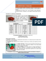 Tomate Deshidratado Hoja de Divulgación