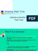 Amazing Math Trick 12461