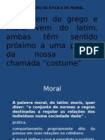 Definição de Ética e de Moral