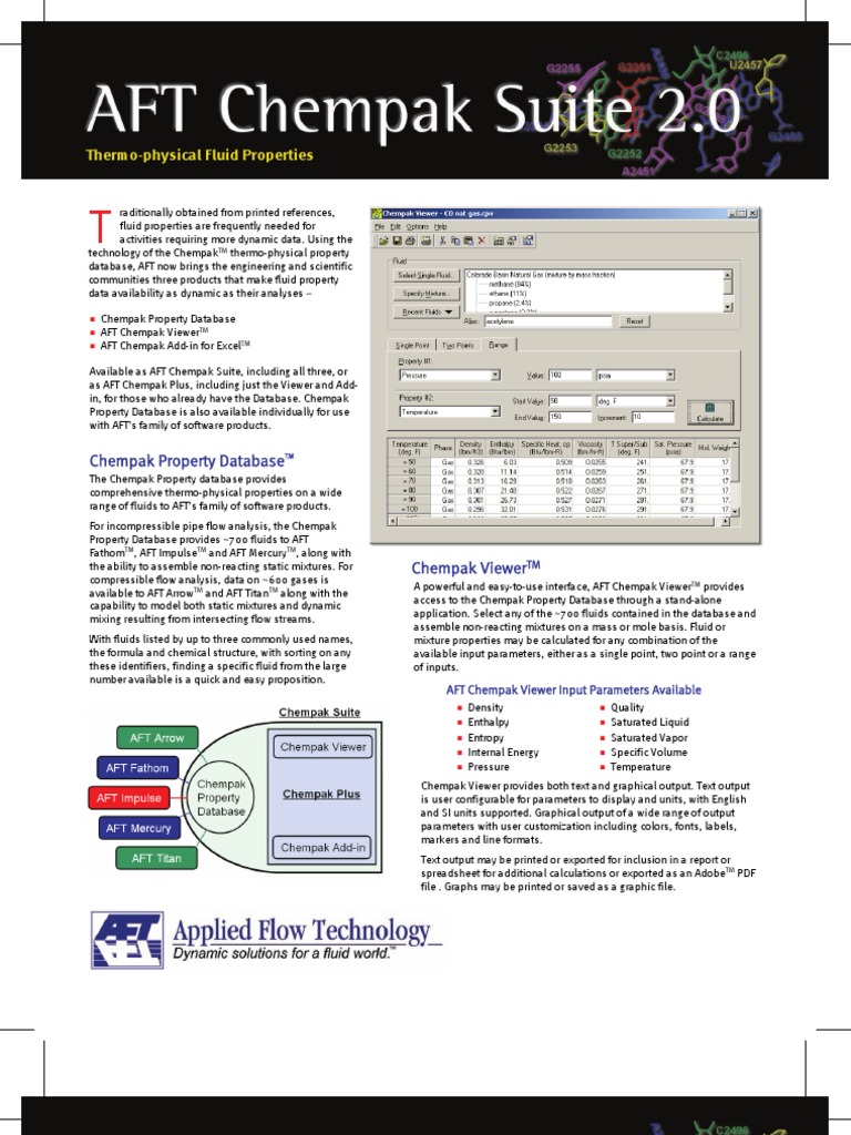 Chempak Brochure | Download Free PDF | Microsoft Excel | Databases