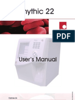 Orphee Mythic 22 Hematology Analyzer - User Manual