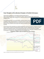 Some Thoughts on Diversification Principles & Portfolio Performance - Gevers Wealth Management, LLC June 2013