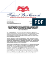 FBC Sequestration President Letter and Press Release