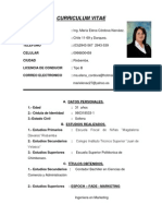 CURRICULUM Marielena Cordova