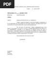 Carta de Solicitud de Apoyo