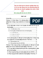 Các phương pháp xác định giá trị doanh nghiệp được áp dụng ở Việt Nam và sự vận dụng của các phương pháp đó trong việc cổ phần hóa các doanh nghiệp nhà nước ở Việt nam