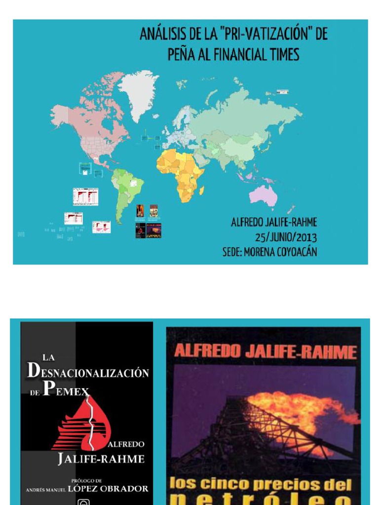 Presentación PEMEX Alfredo Jalife Rahme PDF