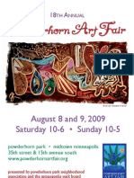 Powderhorn Art Fair Program 2009