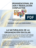 El Clima Organizacional en La Mediacion y Resolución