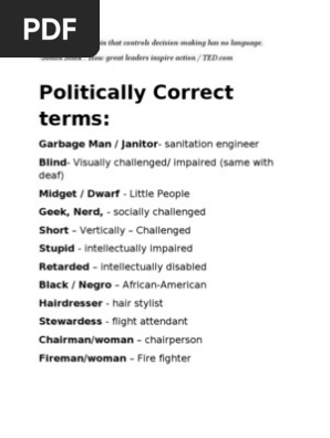Politically Correct Words In English Disability Intellectual Disability
