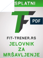 Besplatan Jelovnik Fit Trener