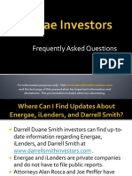 Darrell Duane Smith investors in Energae Holdings or iLenders