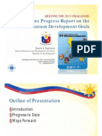 Philippines Progress Report MDG