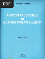 I Corso - Esercizi Progressivi Di Solfeggi Parlati E Cantati - Nerina Poltronieri