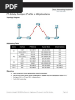 Lab CCNA Security ACL