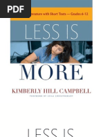 Less Is More Teaching Literature With Short Texts, Grades 6-12