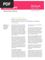 Download Measuring the Return on Investment in Training by Waddington SN15065205 doc pdf