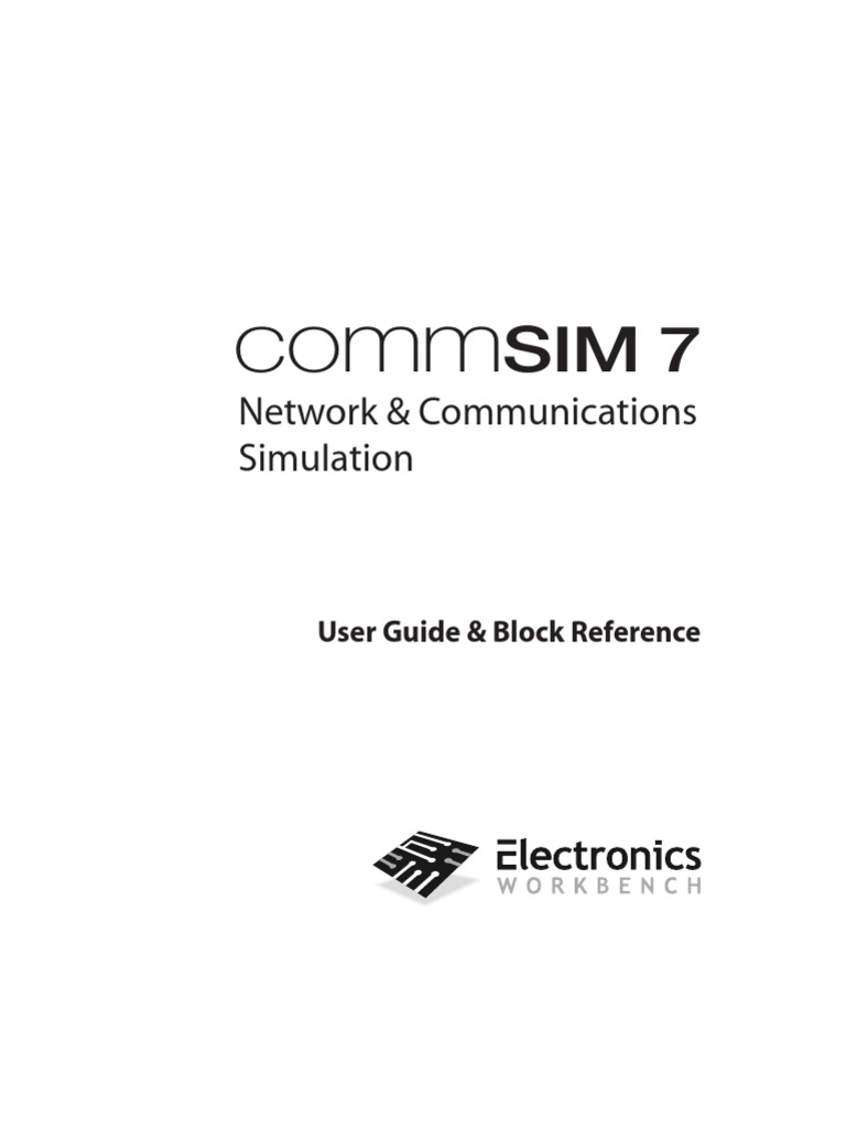 Commsim UserGuide | PDF | Telecommunications Engineering | Electronics