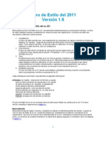 Libro de Estilo de La JCI Del 2011 VersioÌ N 1.5 ES