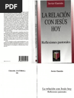 Garrido, Javier - La Relacion Con Jesus Hoy