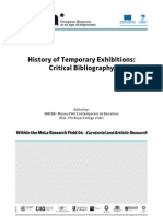 History of Temporary Exhibitions. A Bibliography