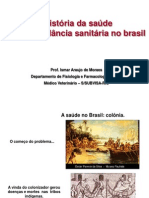 A História Da Saúde Pública e Vigilância Sanitária No Brasil