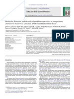 SILVEIRA 2013 Molecular detection and identiﬁcation of hemoparasites in pampas deer