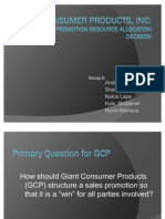 81150448 Giant Consumer Products Case Presentation FINAL