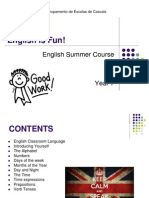 English Summer Course Year 7