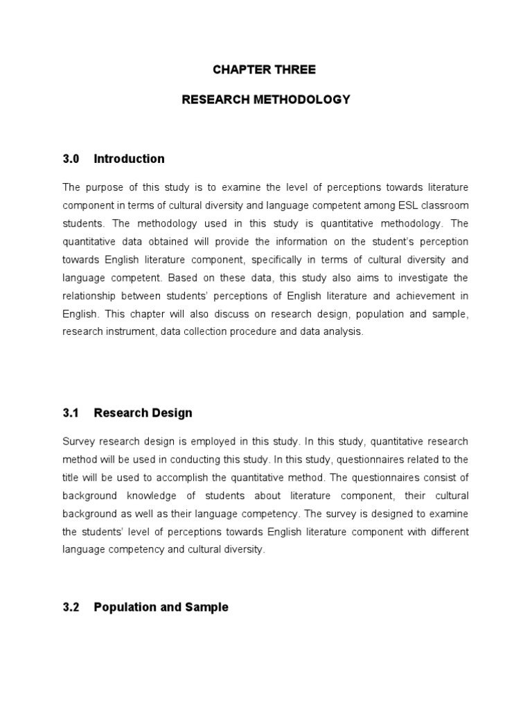 methodology chapter in research proposal