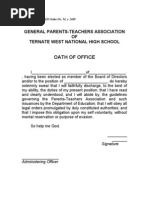 Oath Taking Ceremony Pdf Oath Of Office Social Institutions