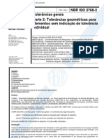 NBR ISO 2768-2 Tolerancias Gerais