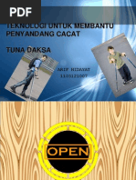 Download Teknologi Untuk Membantu Penyandang Tuna Daksa by Arif Hidayat SN150706439 doc pdf